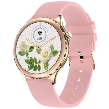 Zegarek damski Smartwatch Rubicon bransoleta różowe złoto RNCF02 z rozmowami (4).jpg